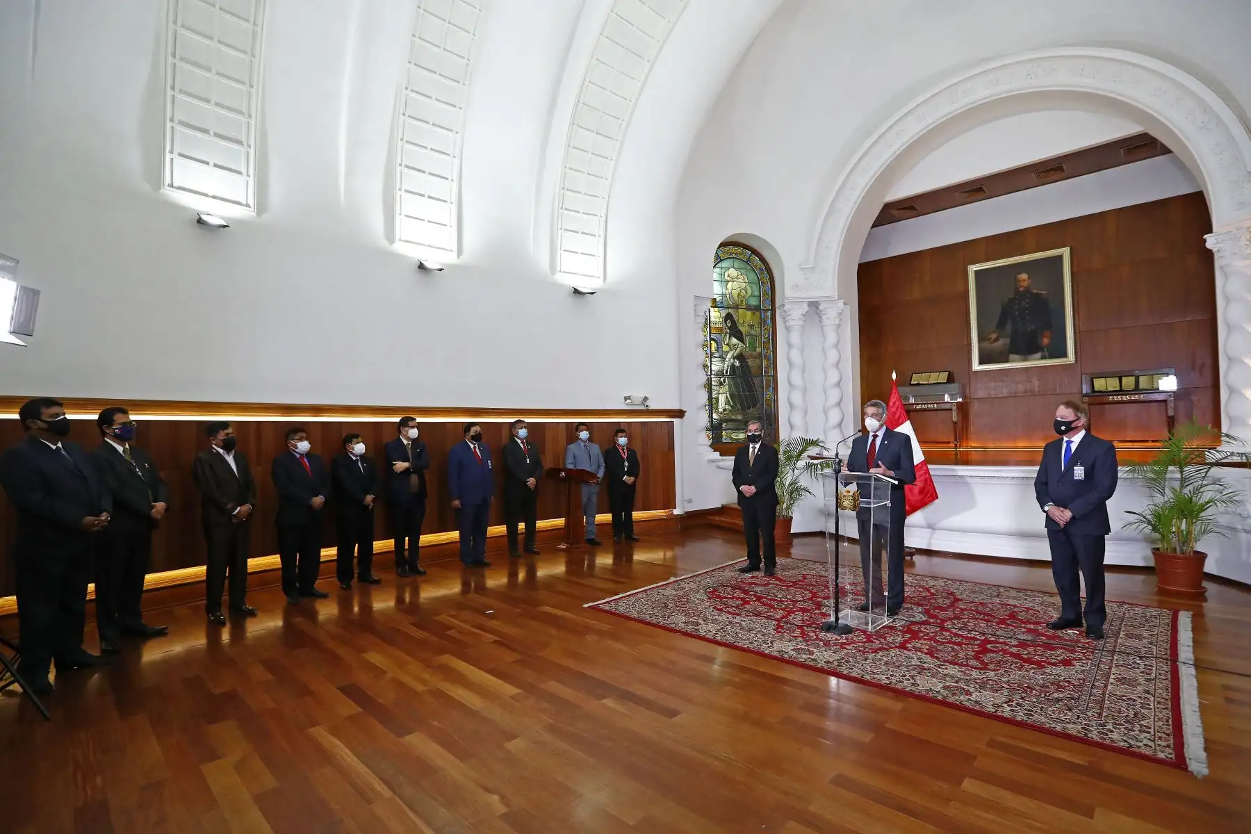 Presidente Francisco Sagasti lideró Firma de convenio de colaboración interinstitucional entre el Ministerio de Salud y Southern Perú Copper Corporation.
Foto: ANDINA/ Prensa Presidencia