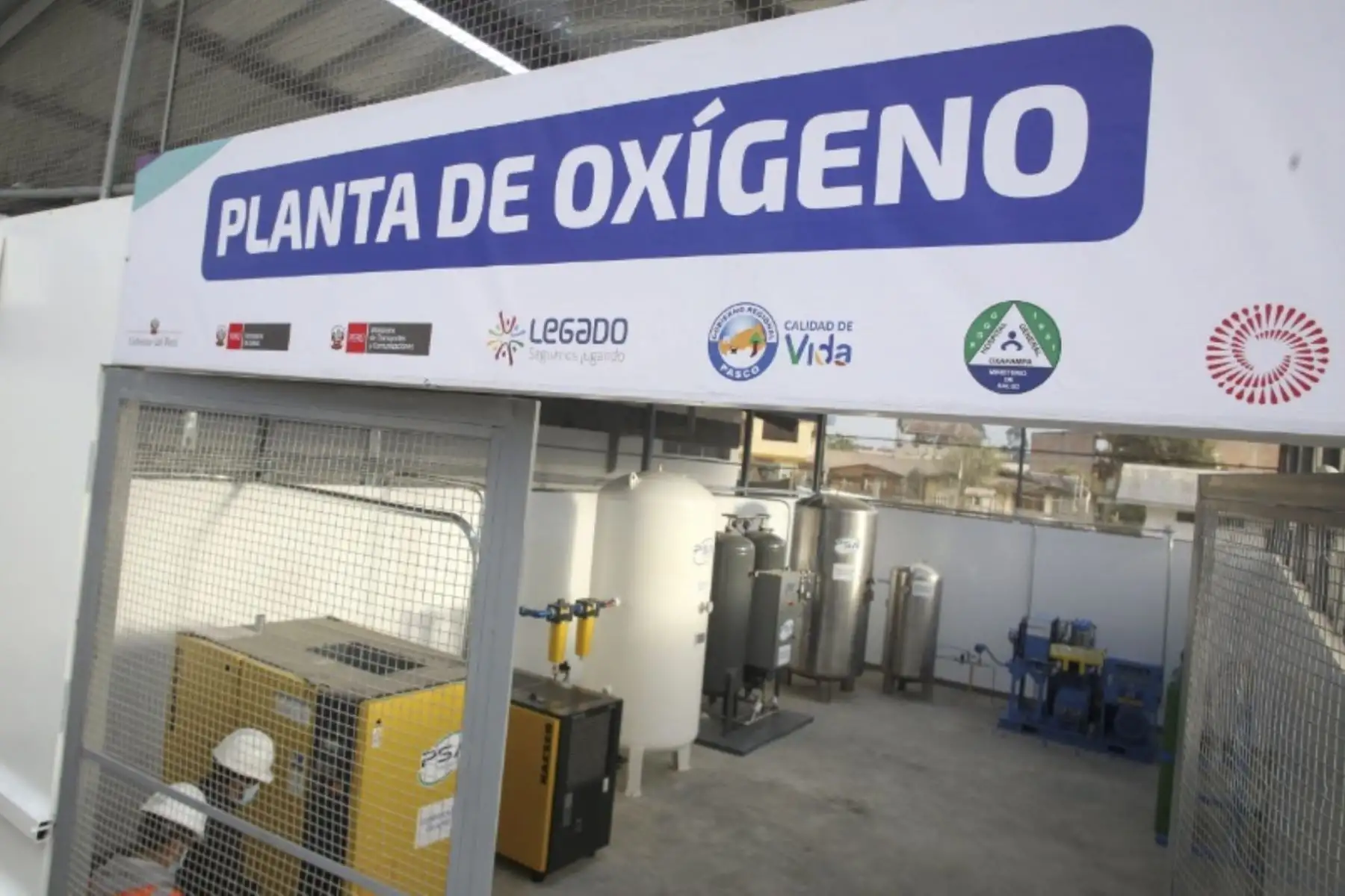 Pasco: en 7 días instalan en Oxapampa planta de oxígeno adquirida por el Proyecto Legado