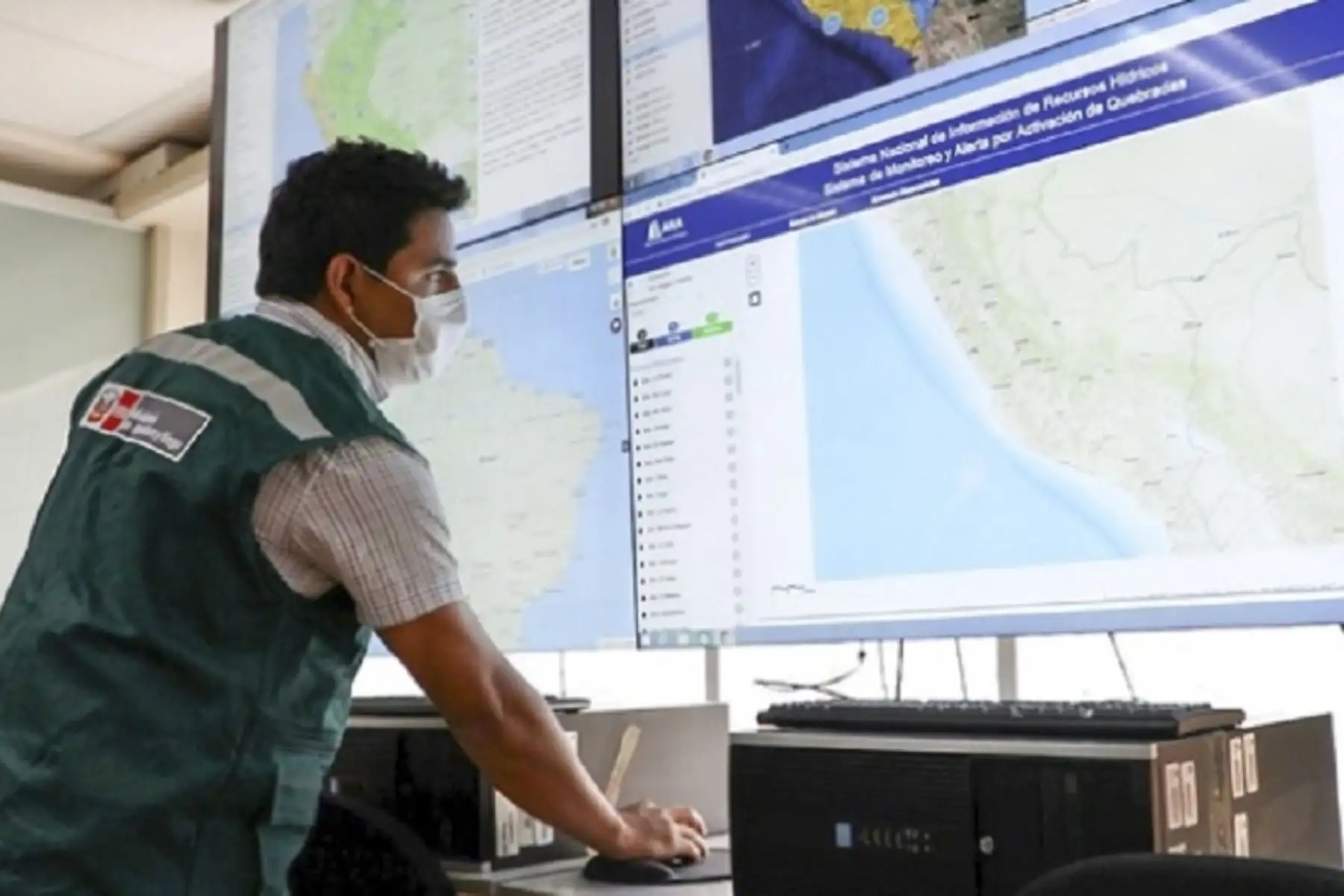 Monitoreo de la Autoridad Nacional del Agua. ANDINA/Difusión