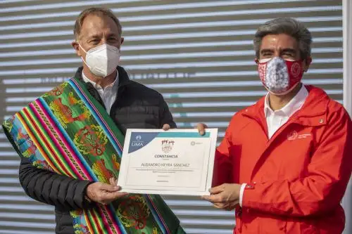 El ministro de Cultura y el burgomaestre limeño se unieron en actividad.
