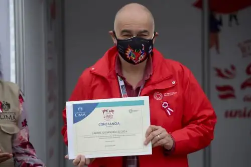 El ministro del Ambiente, Gabriel Quijandría, participó en la acción conmemorativa por los 200 años de la firma del Acta de la Declaración de la Independencia del Perú. ANDINA/ Minam