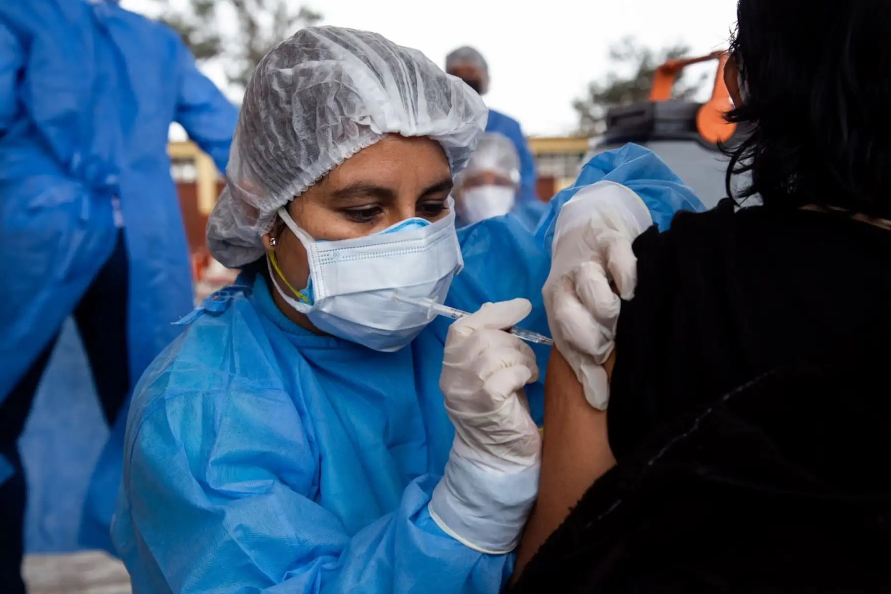 El Gobierno Regional de Tumbes, a través de su Dirección Regional de Salud (Diresa), inició hoy un Vacunatón de 36 horas ininterrumpidas contra el covid-19, para inmunizar a 9,000 personas mayores de 50 años de edad. Foto: ANDINA/difusión.