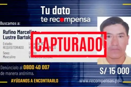 Cualquier ciudadano, de forma anónima y confidencial, puede ayudar a que más prófugos de la justicia sean capturados. Foto: ANDINA/Mininter