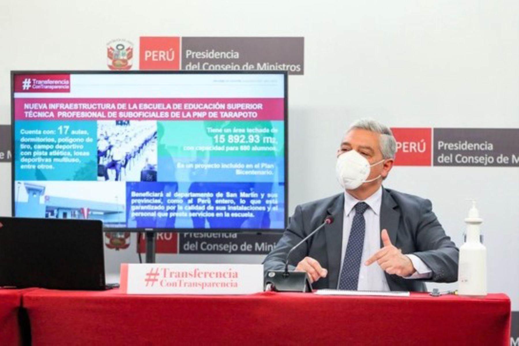 Ministro del Interior, José Elice, presentó el balance de su gestión.