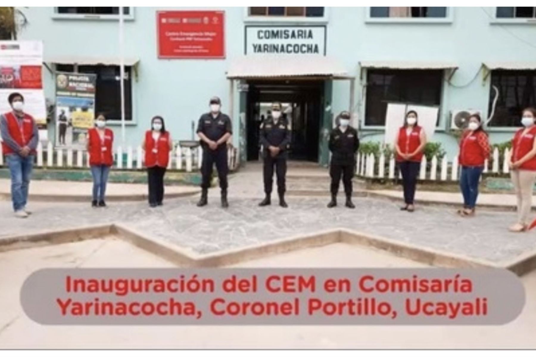 Los ministerios de la Mujer y Poblaciones Vulnerables y del Interior inauguraron nuevo centro de emergencia mujer en la comisaría de Yarinacocha, región Ucayali. ANDINA/Difusión