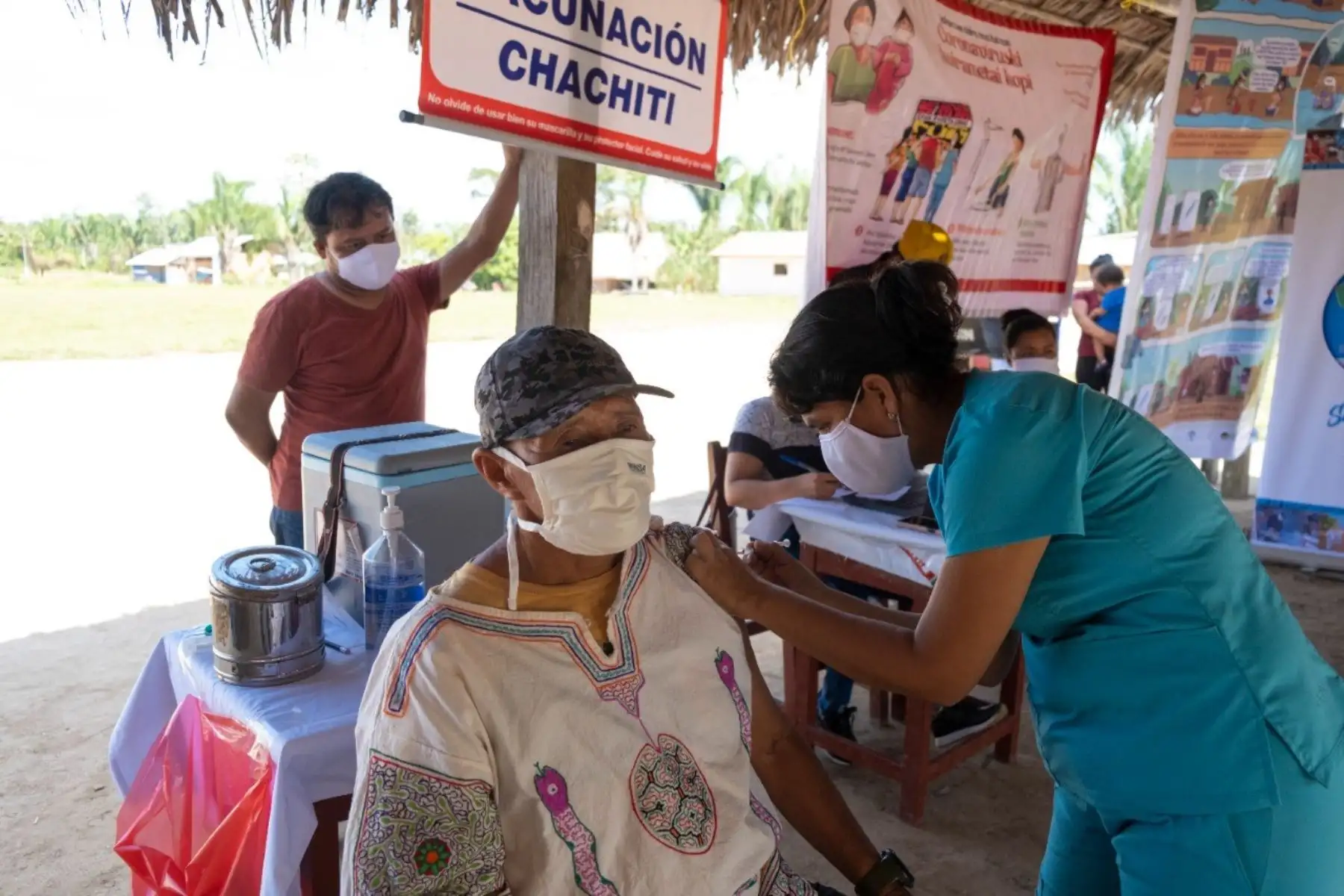Organizaciones indígenas y afroperuanas acceden a información de indicadores de salud y sobre el avance de la vacunación contra el covid-19 en pueblos indígenas u originarios. ANDINA/Difusión