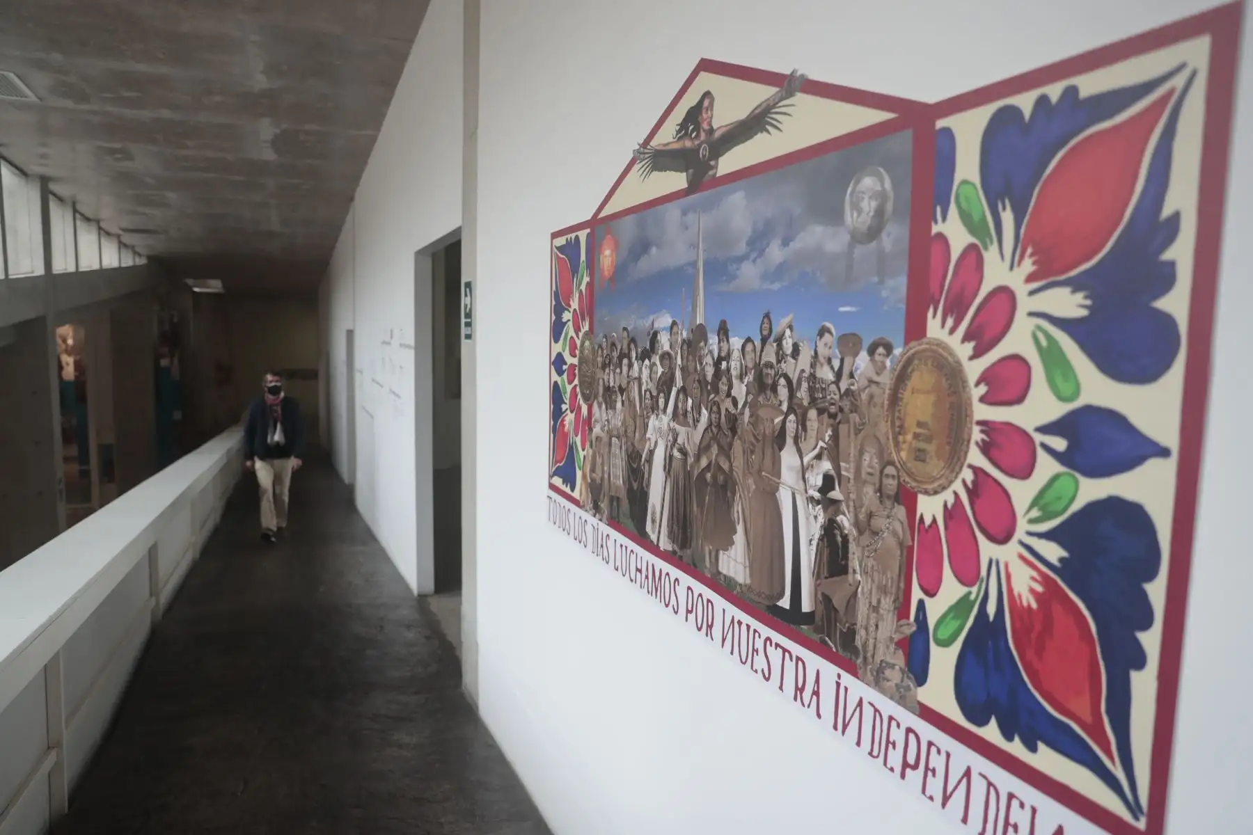 Lugar de la Memoria (LUM) presenta muestra “Las Independencias Regionales: Guerra, mujeres y participación popular”. Foto: ANDINA/Renato Pajuelo