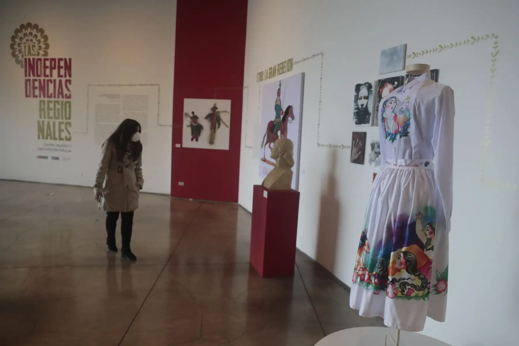 Lugar de la Memoria (LUM) presenta muestra “Las Independencias Regionales: Guerra, mujeres y participación popular”. Foto: ANDINA/Renato Pajuelo