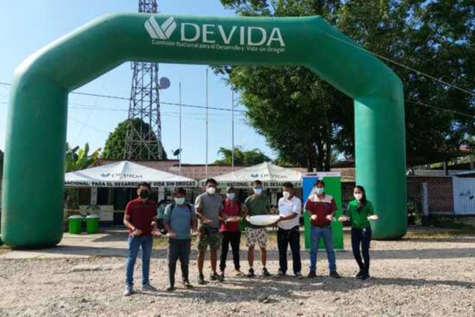 Los productores forman parte del proyecto acuícola financiado por Devida y ejecutado por la Gerencia Territorial de Padre Abad. Foto: ANDINA/Devida
