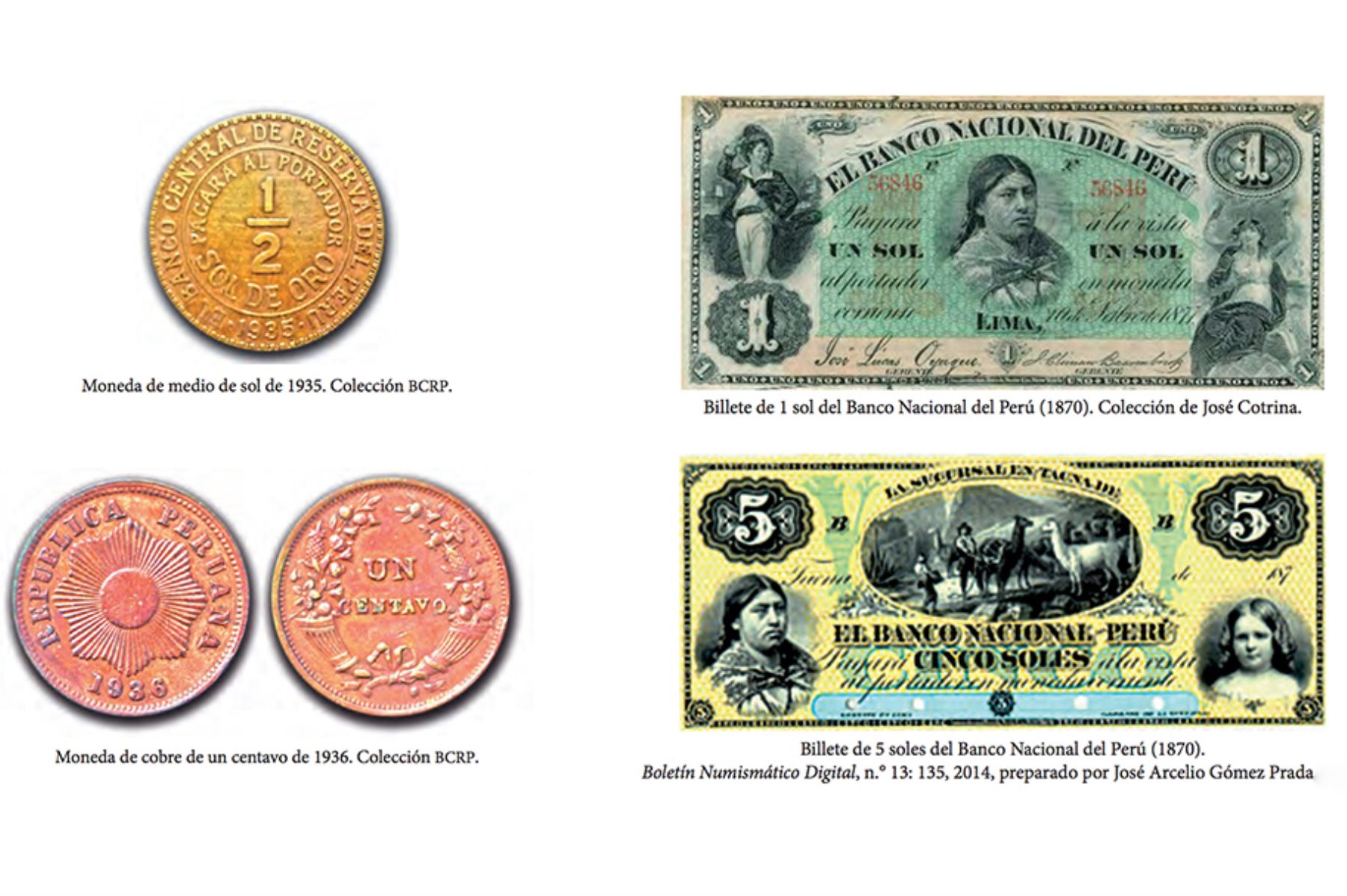 Fotografía del libro La historia de la moneda en el Perú