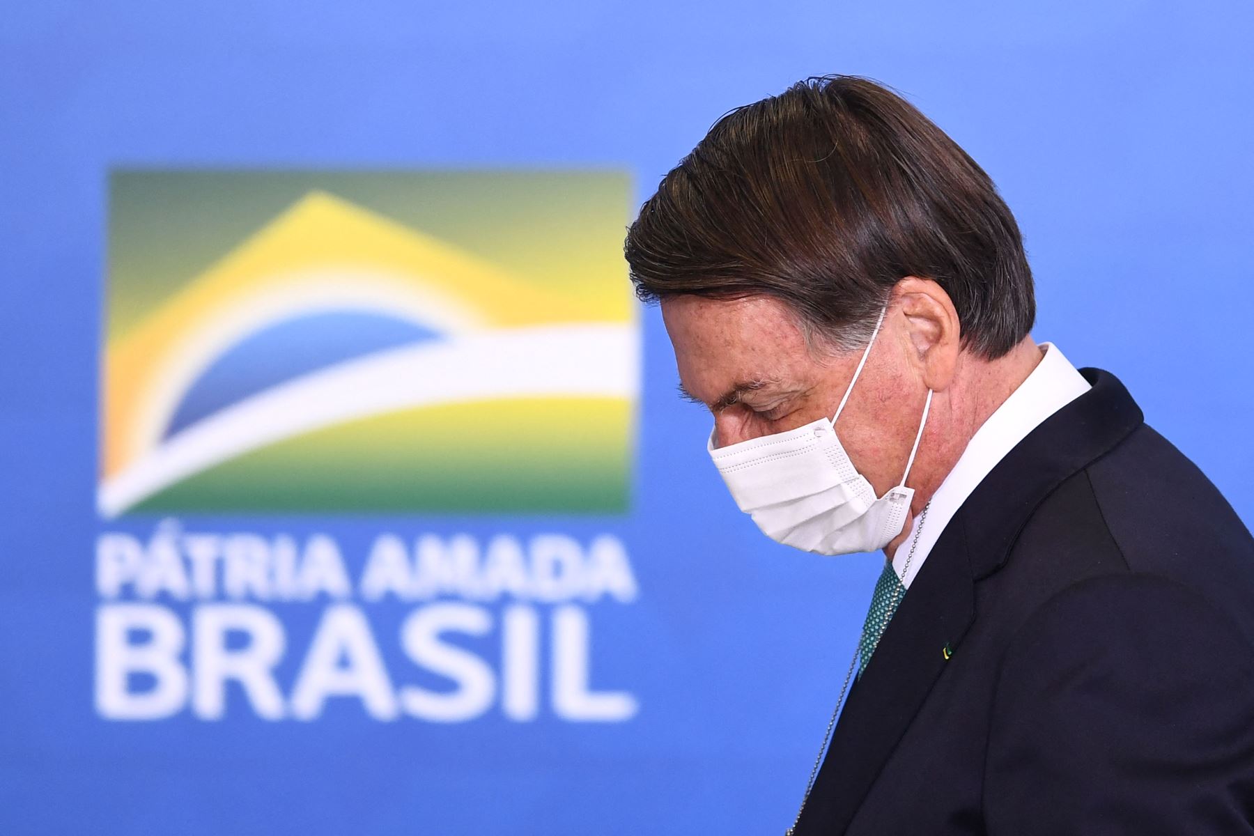 El 2020, Bolsonaro tuvo covid-19 con síntomas leves y no requirió de hospitalización para recuperarse. Foto: AFP.