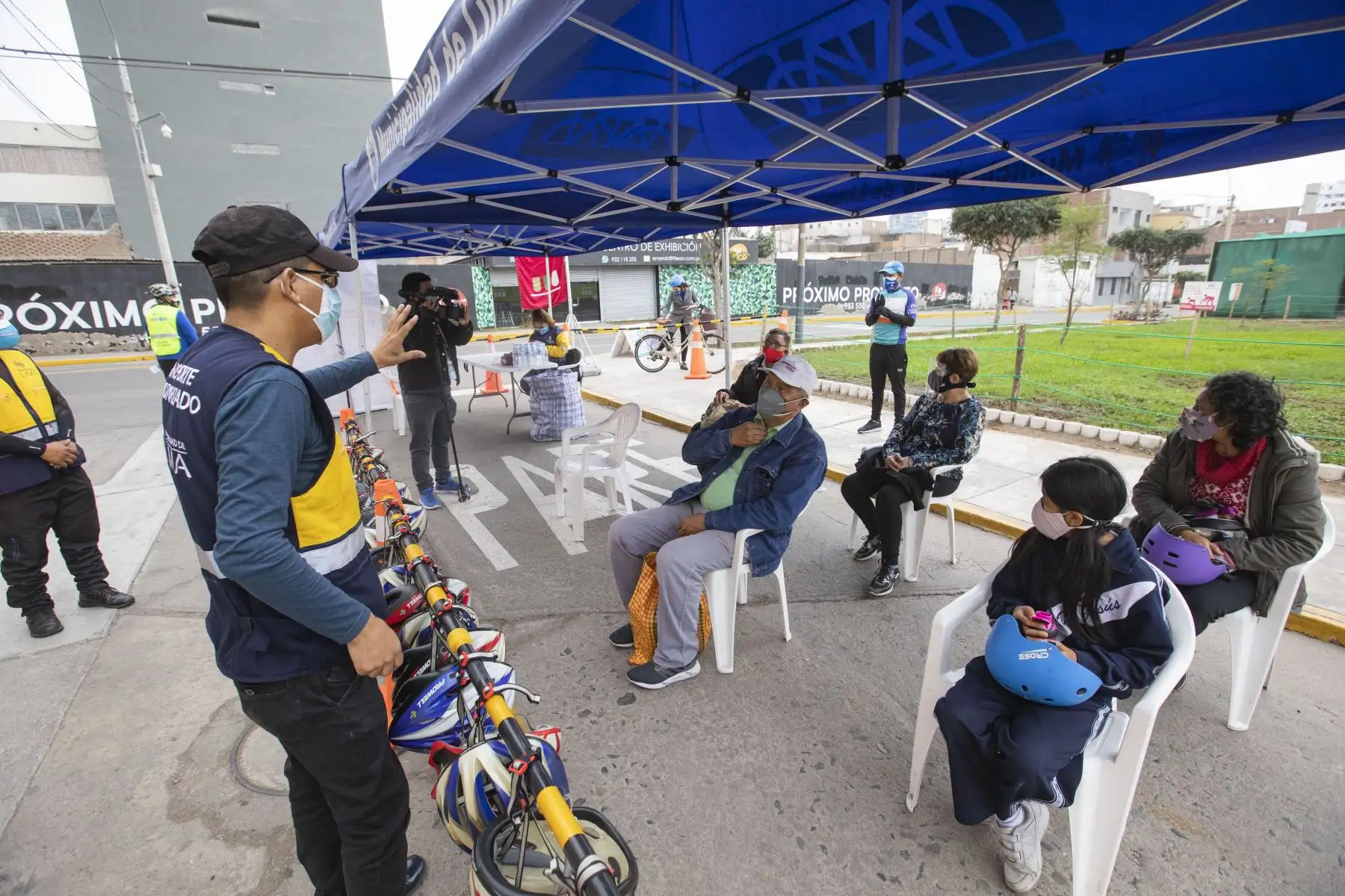 Municipalidad de Lima promueve la Escuela Metropolitana de Ciclismo " Torre Tagle " en el distrito de  Pueblo Libre.
Foto: MML