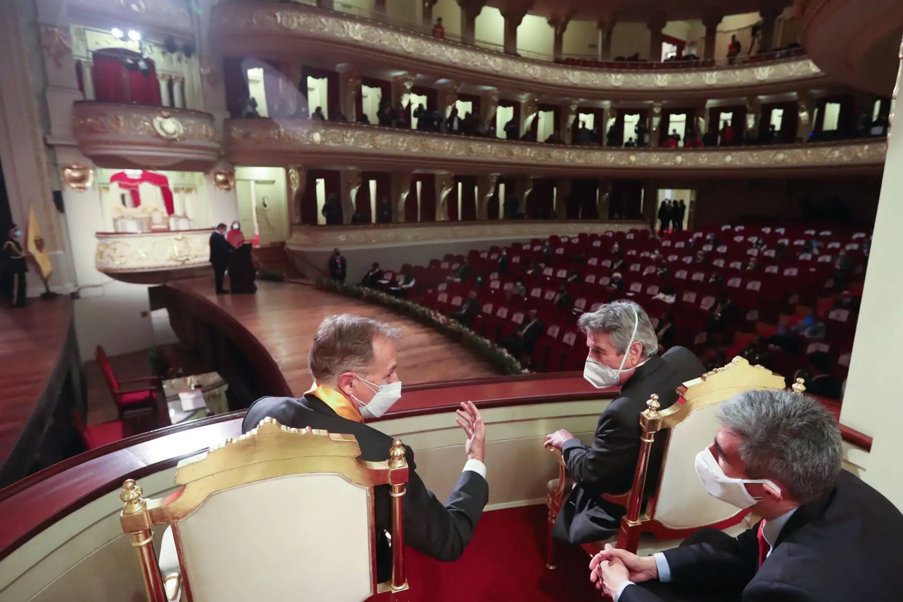 El presidente Francisco Sagasti, participa en la ceremonia de conmemoración de los 200 años de la firma del Acta de Declaración de la Independencia del Perú. Foto: ANDINA/ Prensa Presidencia