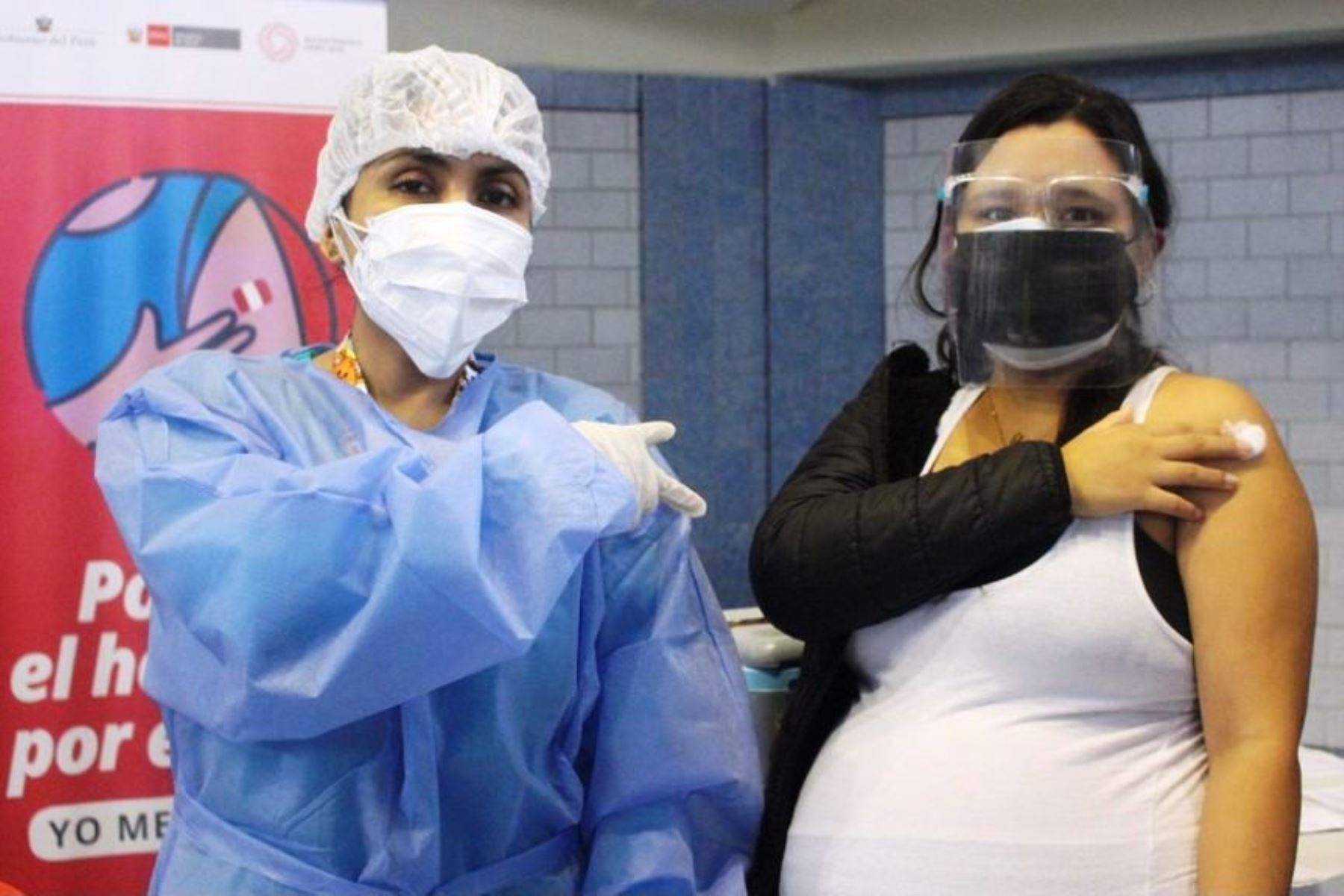 Covid-19: más de 4,700 gestantes de Lima Centro recibieron la dosis de la vacuna en un mes. Foto: ANDINA/Difusión.
