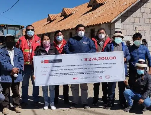 MTC cumple con pagos por terrenos en Yavi Yavi para el Corredor Vial Sur Apurímac-Cusco.