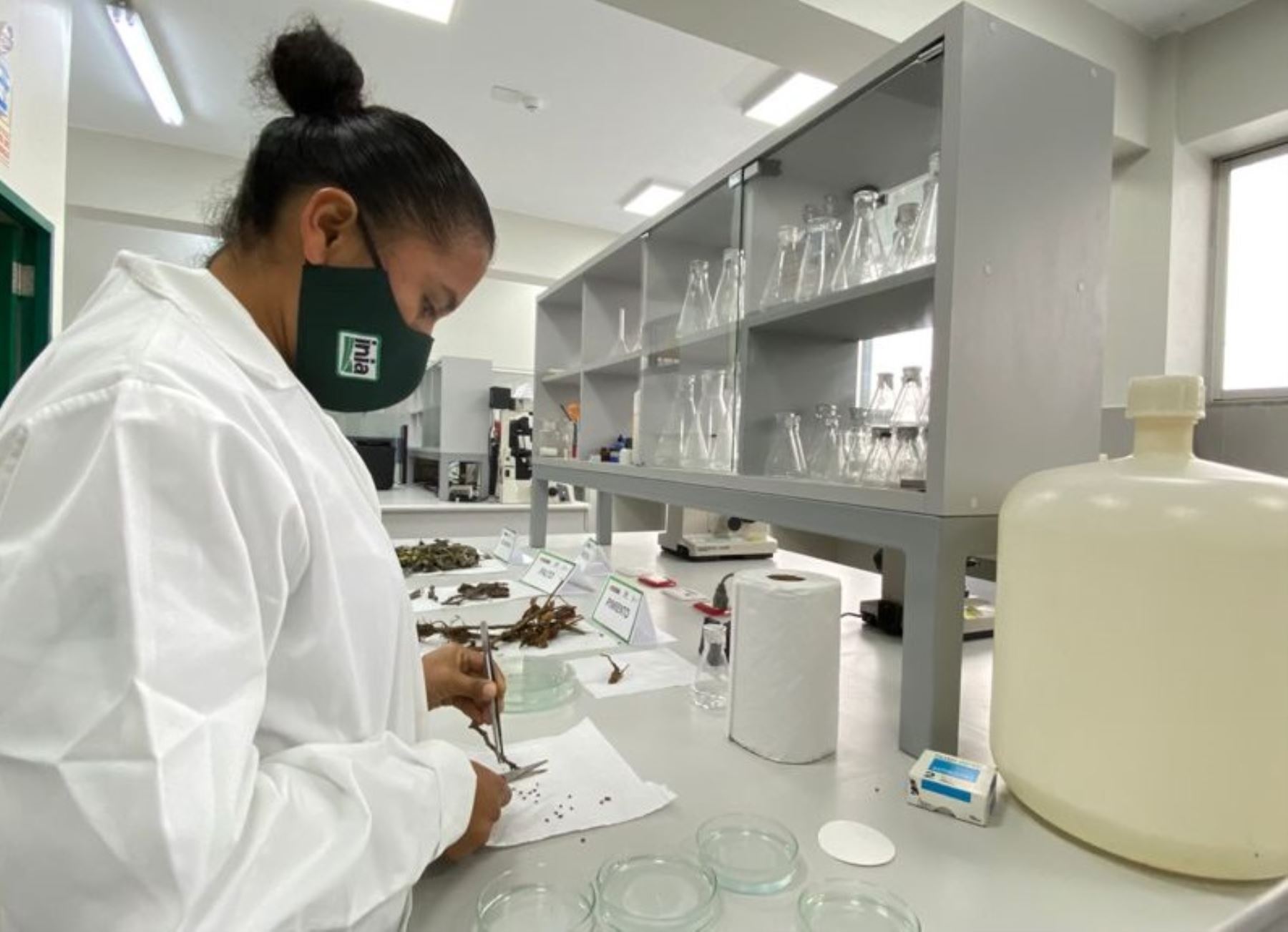 El INIA inauguró nuevos laboratorios de recursos genéticos en su centro de investigación ubicado en Huaral, región Lima. ​ANDINA/Difusió
