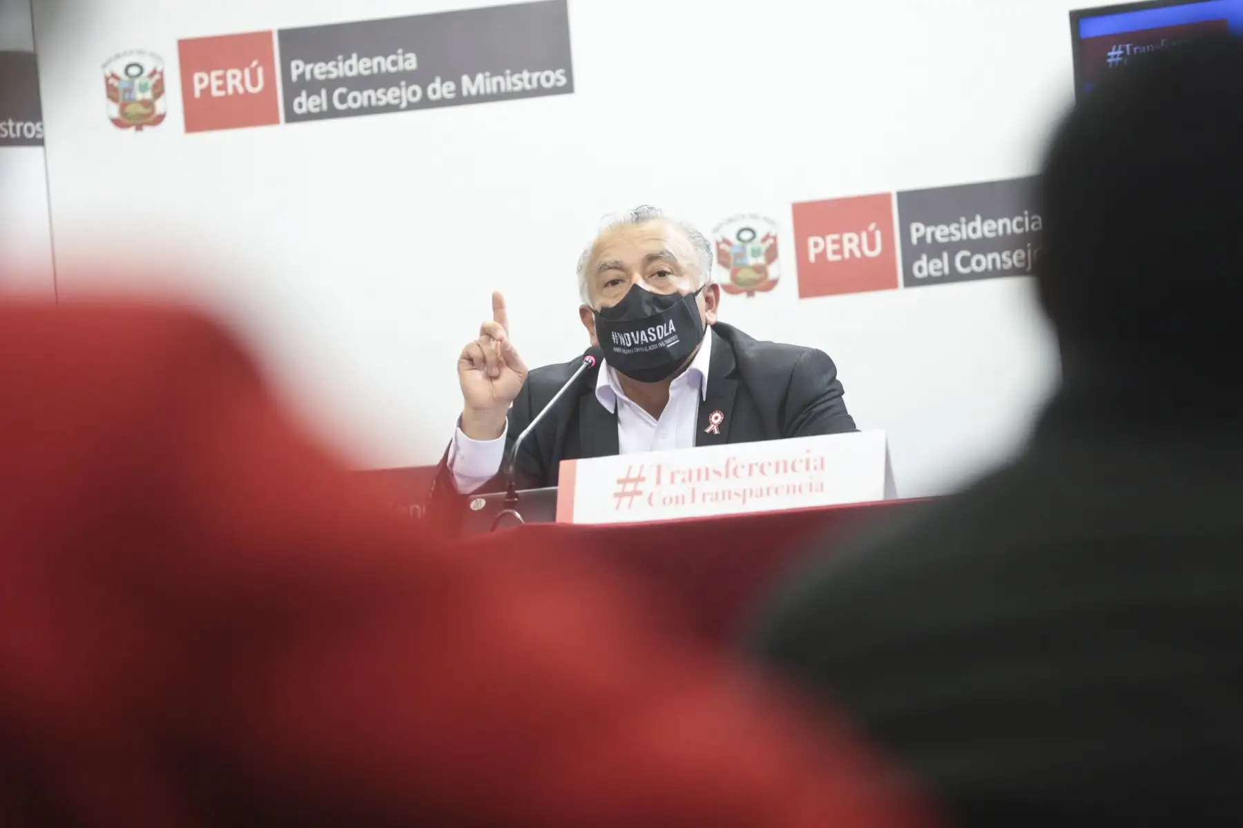 El ministro de Transportes y Comunicaciones, Eduardo González, brinda conferencia de prensa sobre el balance de su gestión. Foto: ANDINA/PCM