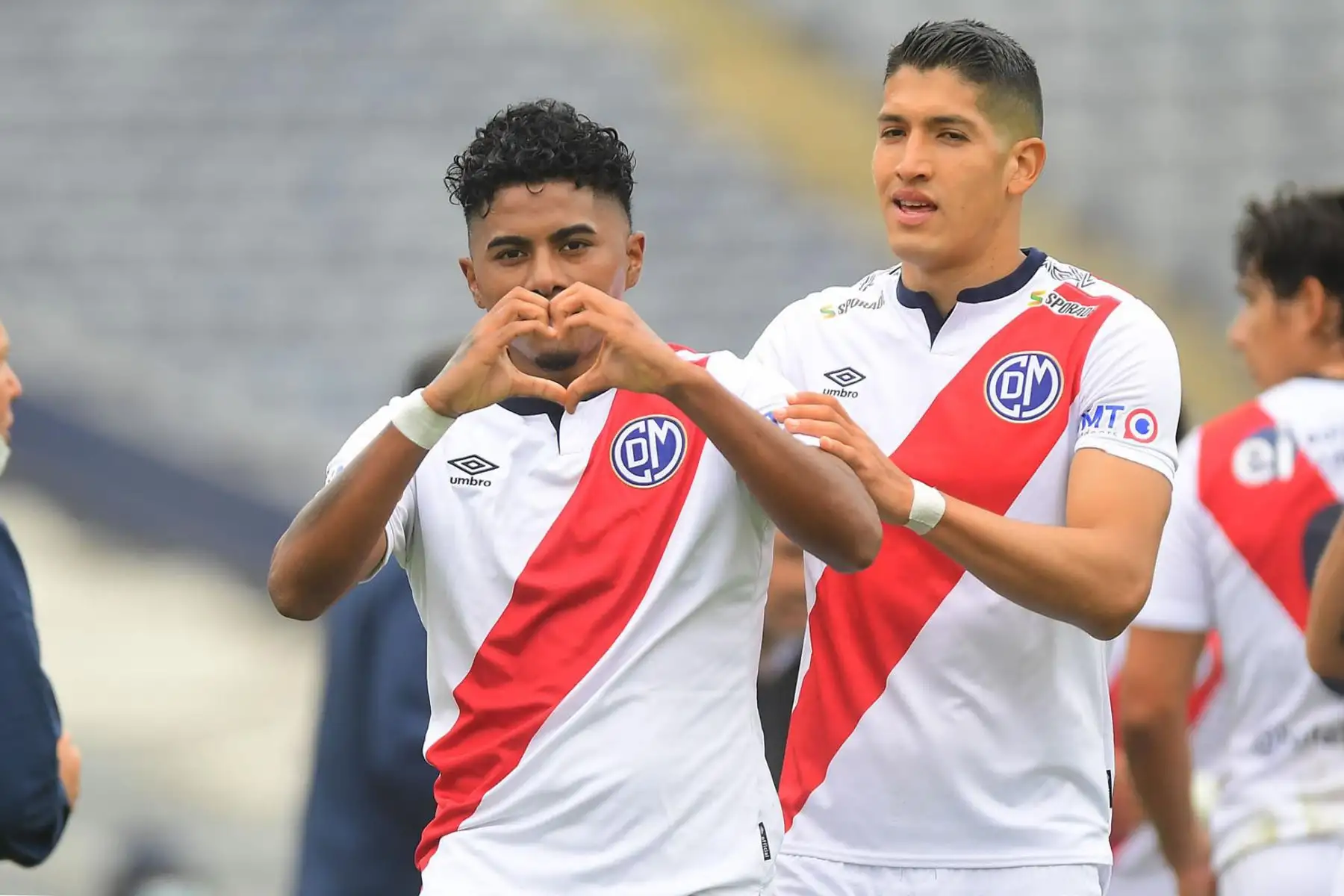 El jugador de Deportivo Municipal, Erinson Ramiréz celabra su gol, anotado ante UTC de Cajamarca en partido de  la Fase 2 de la Liga1 Betsson  en el Estadio Alejandro Villanueva.
Foto: Liga 1