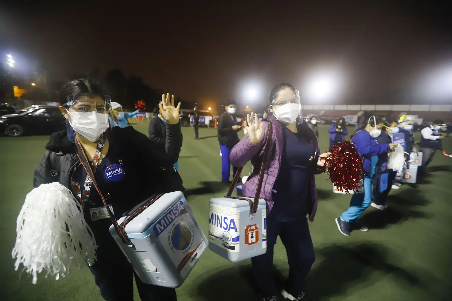 Campaña “Vacunatón” se realiza con normalidad en el parque zonal Mayta Capac en el distrito de San Martín de Porres. Foto: ANDINA/PCM