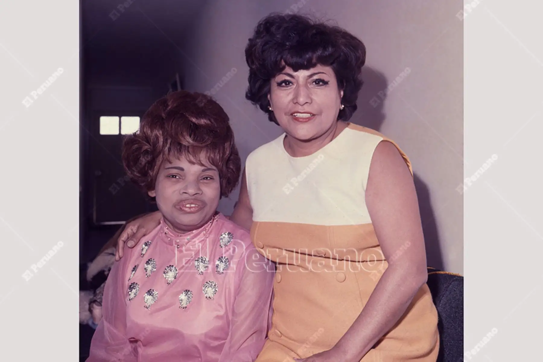 Lima - 1972 / Lucha Reyes y Jesús Vásquez, cantantes criollas. Foto: Archivo Histórico de El Peruano