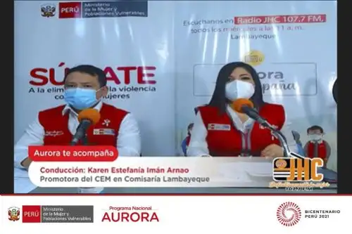 Lambayeque: lanzan programa radial “Aurora te acompaña” para prevenir violencia de género