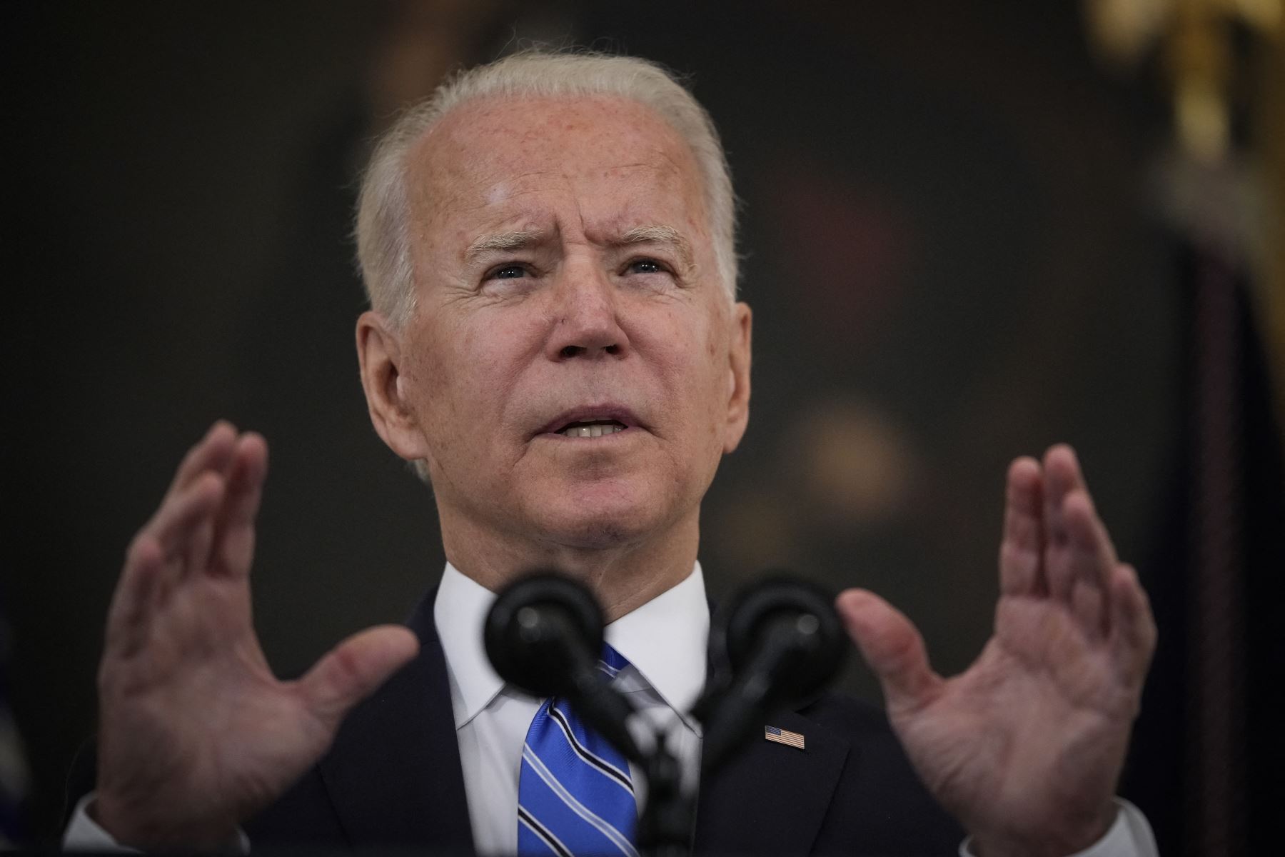 El viernes, Biden había dicho, en una comentario inusualmente fuerte de su parte, que Facebook y otras redes sociales "están matando" a la gente. Foto: AFP