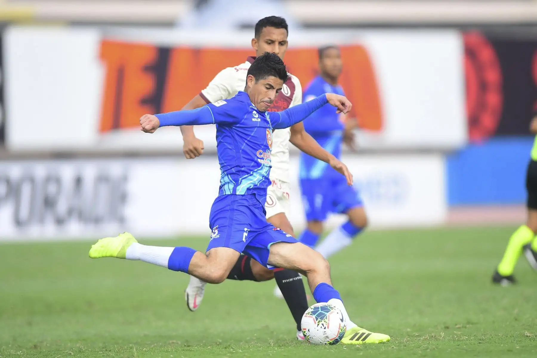 Universitario choca ante Alianza Atlético por la primera fecha de la Liga 1, en el Estadio Miguel Grau del Callao. Foto: Liga 1