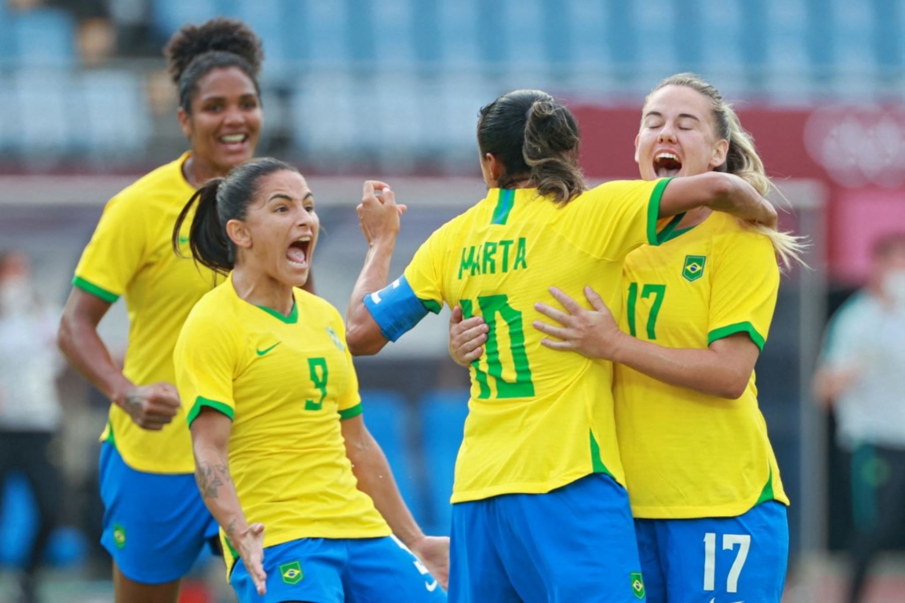 Marta Vieira da Silva fue la figura en el triunfo de Brasil ante China en el fútbol femenino