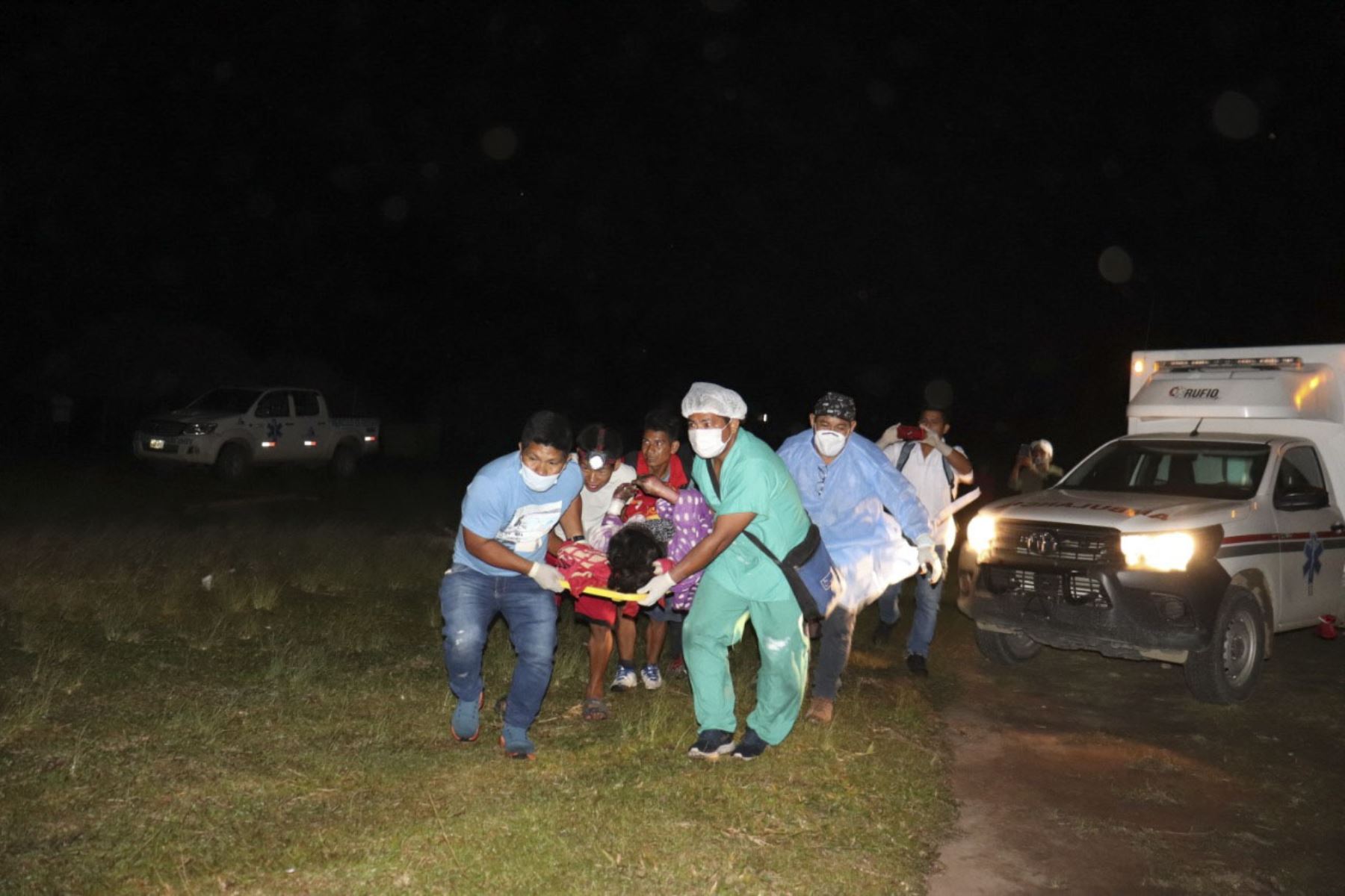 Seis niños murieron calcinados tras la explosión del tanque de gasolina de una moto. La tragedia ocurrió en la carretera Satipo-Atalaya, región Ucayali. Foto: Red de Salud Atalaya