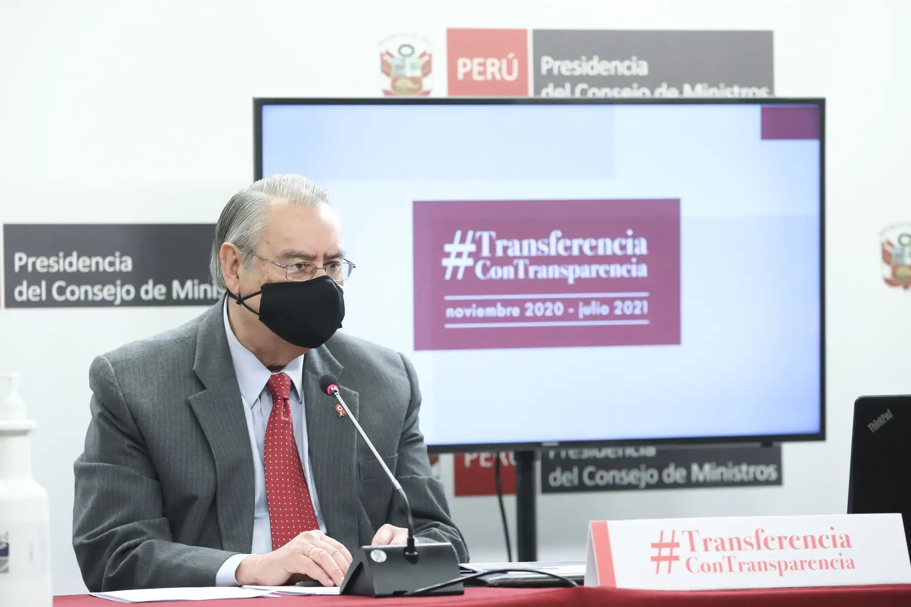 Ministro de Relaciones Exteriores, Allan Wagner, brinda conferencia de prensa sobre el balance de su gestión. Foto: ANDINA/PCM