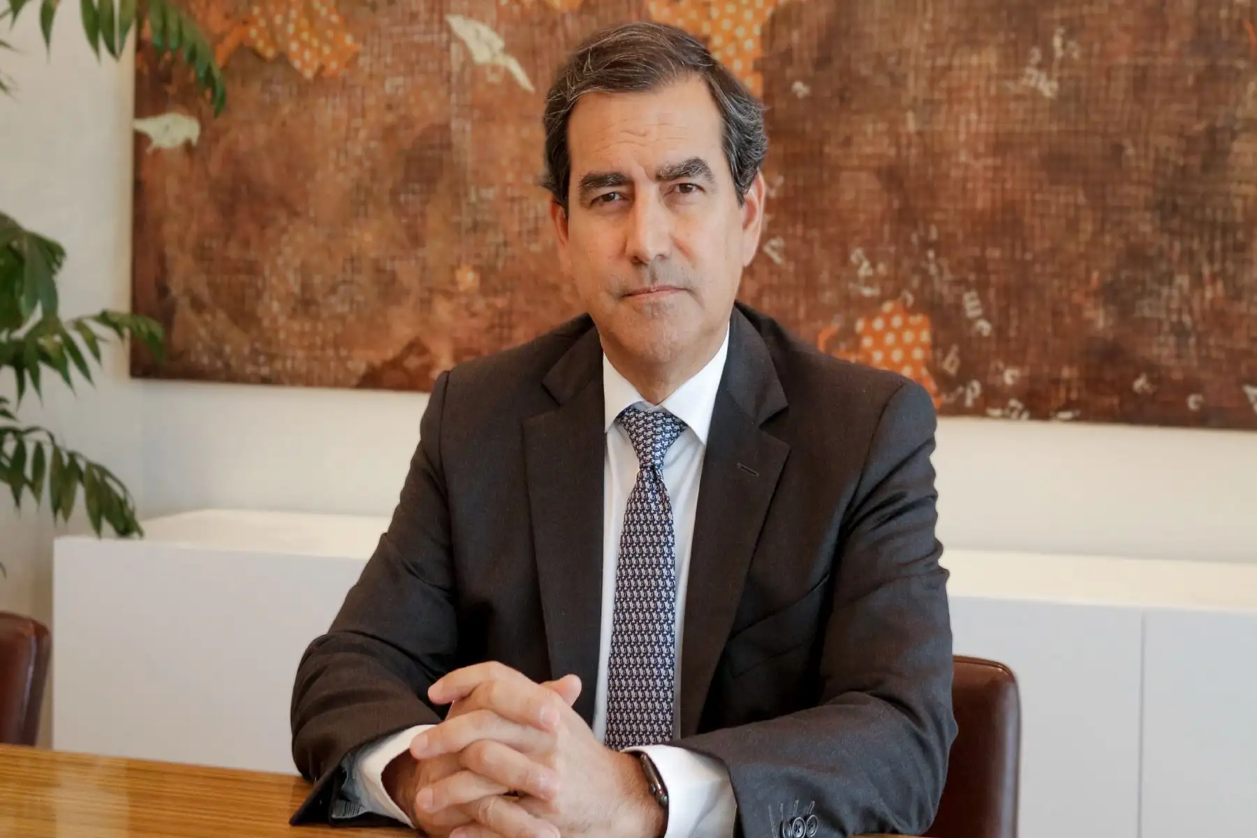 Presidente de Confiep, Oscar Caipo.