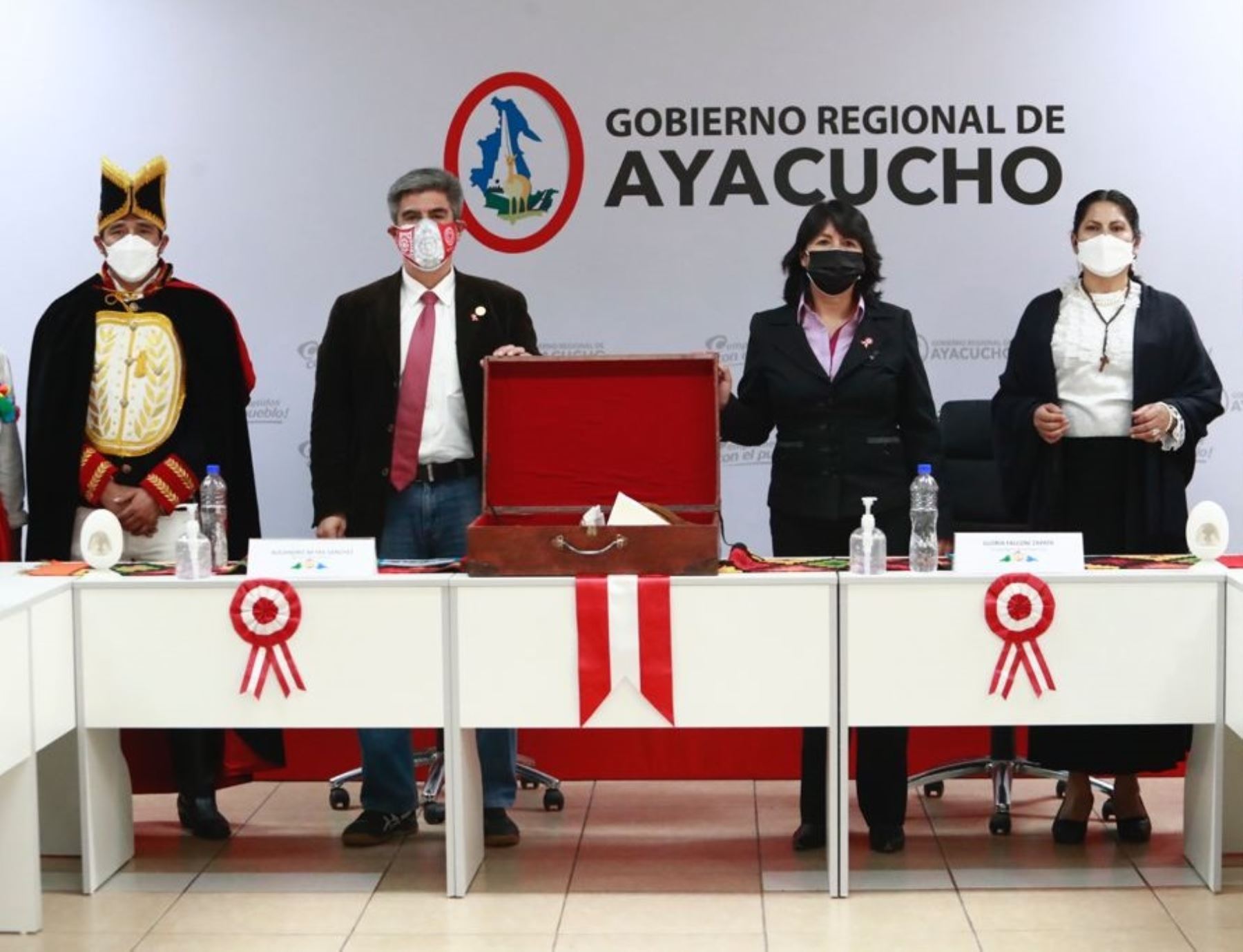 Ministro de Cultura, Alejandro Neyra, encabezó en Ayacucho la ceremonia de lanzamiento de proyecto regional Tras las huellas de la Independencia. ​ANDINA/Difusió