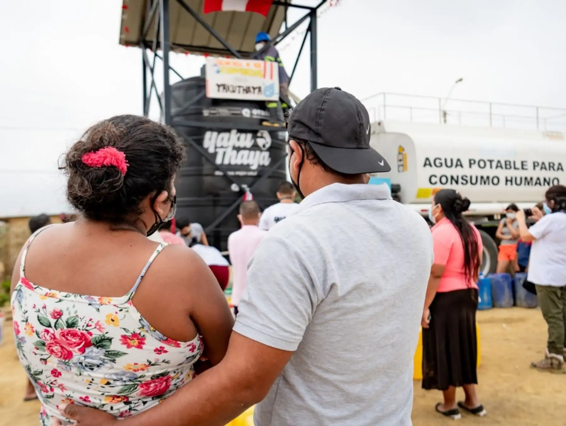 Otass puso en operación un pozo tubular y tanques de agua portátiles en Tumbes para garantizar agua potable a más de 21,000 familias. ​ANDINA/Difusió