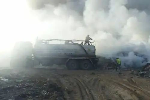 Con este instrumento normativo, las municipalidades provinciales y distritales a escala nacional, podrán realizar acciones de planeamiento y respuesta inmediata para atender los incendios ocasionados en los botaderos de residuos sólidos municipales. ANDINA/ Minam