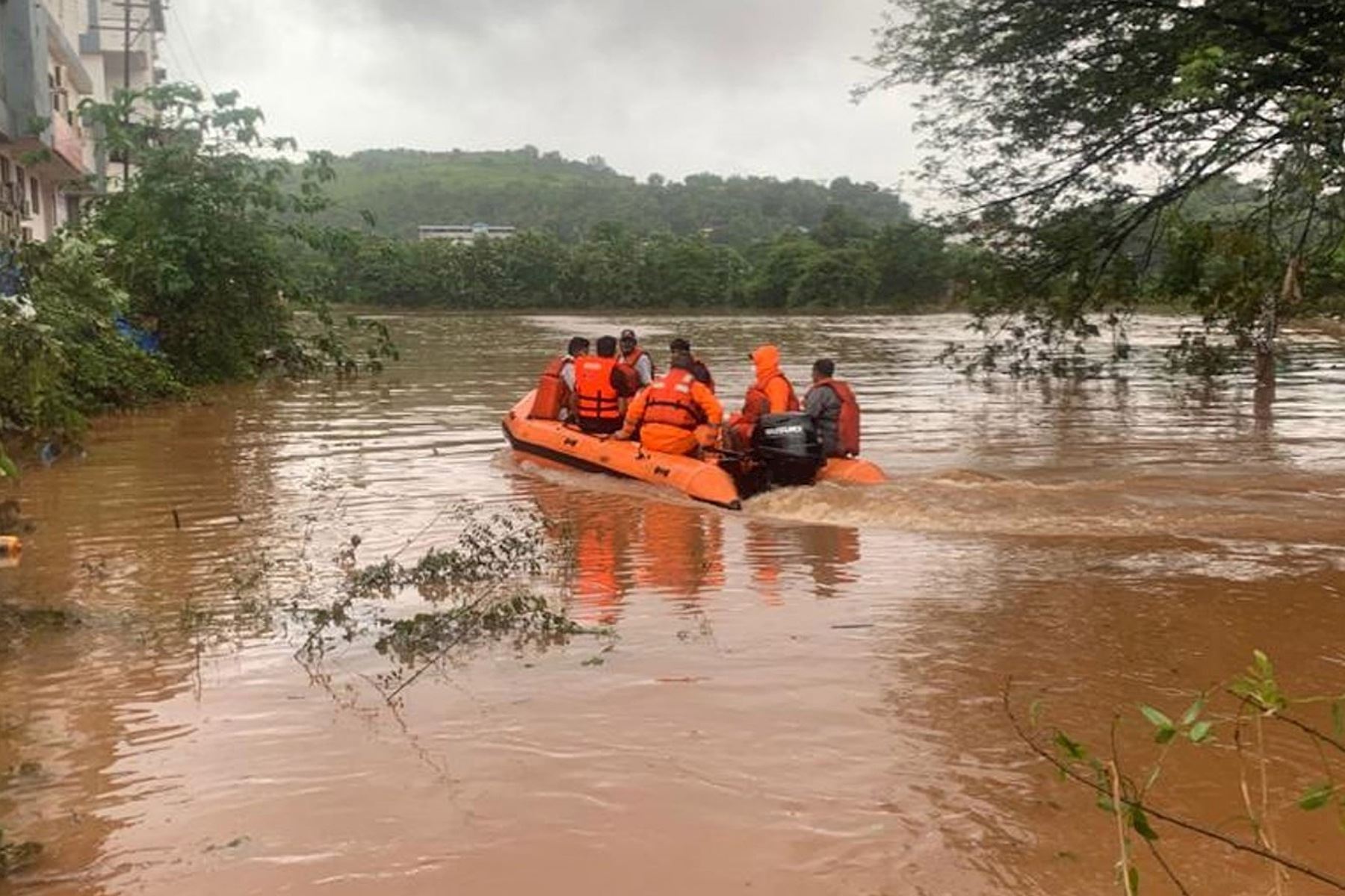 India: 138 muertos por fuertes lluvias. Foto: Efe.