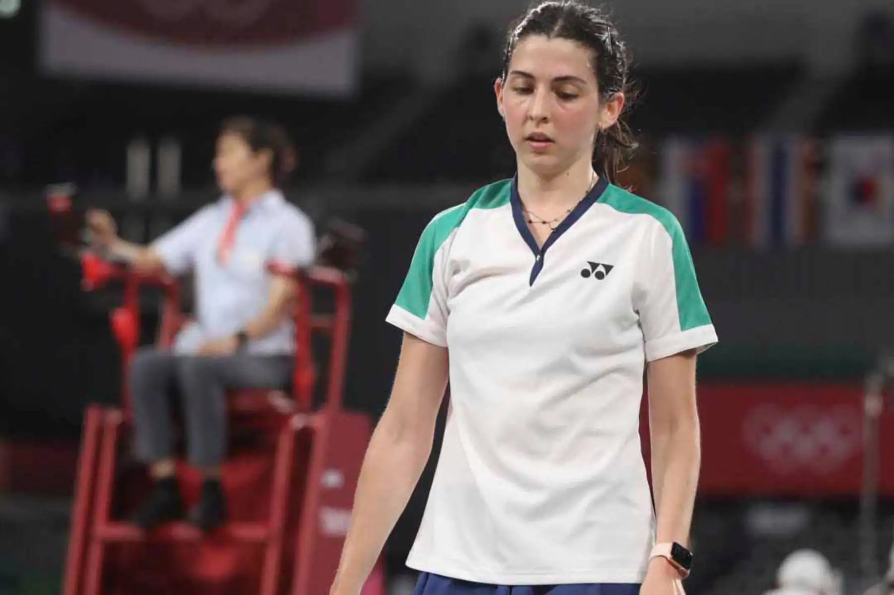 Daniela Macías debutó en los Juegos Olímpicos contra la tailandesa Ongbamrungphan, quien ganó 2-0.
 La peruana Daniela Macias obtuvo14 tuvo pasajes de muy bien juego, en el especial, en el inicio del segundo set.
Foto: Comité Olímpico Peruano