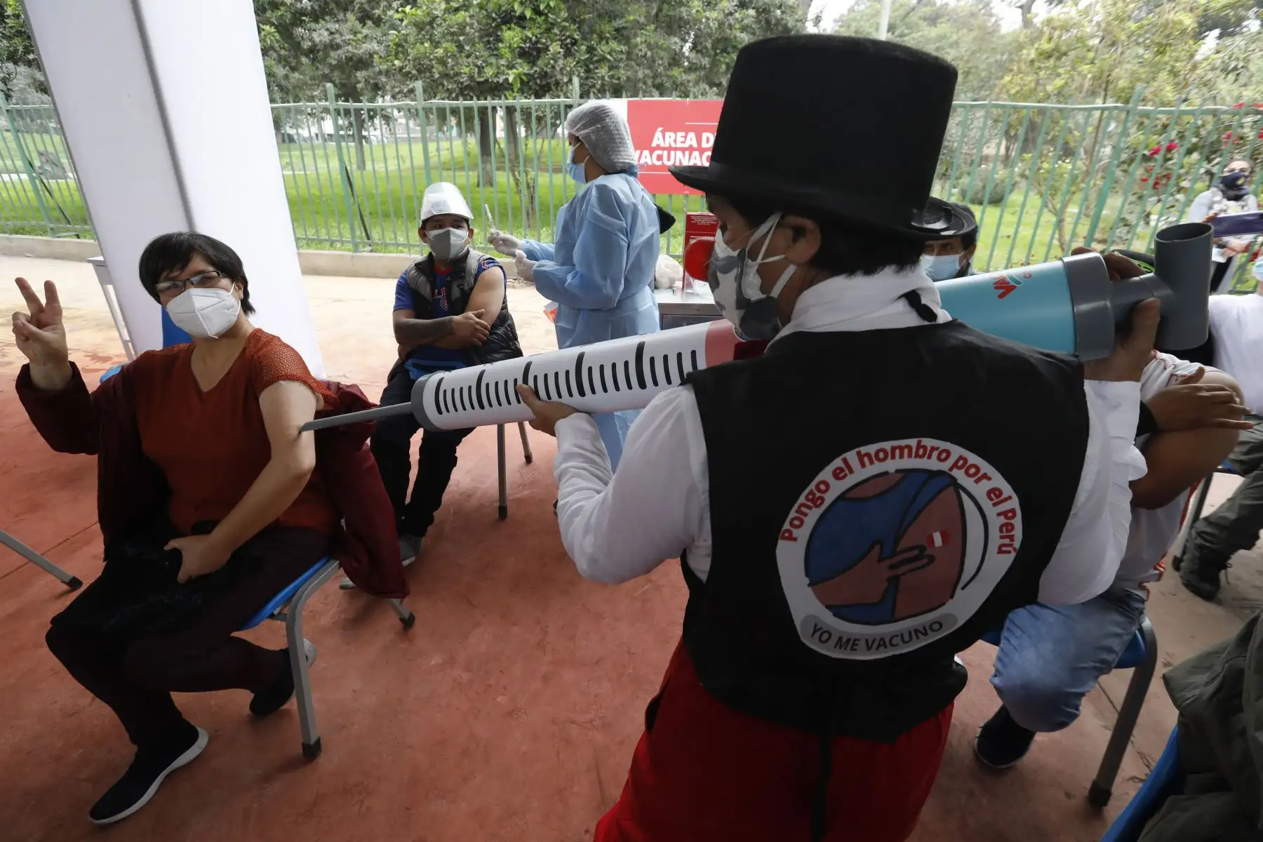 Ministerio de Salud inició la tercera Vacunatón contra la COVID-19, se empezó a inmunización a los adolescentes desde los 12 años con comorbilidades vulnerables a la pandemia. Foto: ANDINA/Minsa