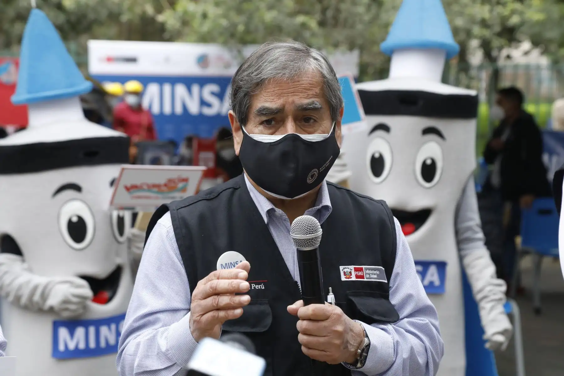 Ministerio de Salud inició la tercera Vacunatón contra la COVID-19, se empezó a inmunización a los adolescentes desde los 12 años con comorbilidades vulnerables a la pandemia. Foto: ANDINA/Minsa