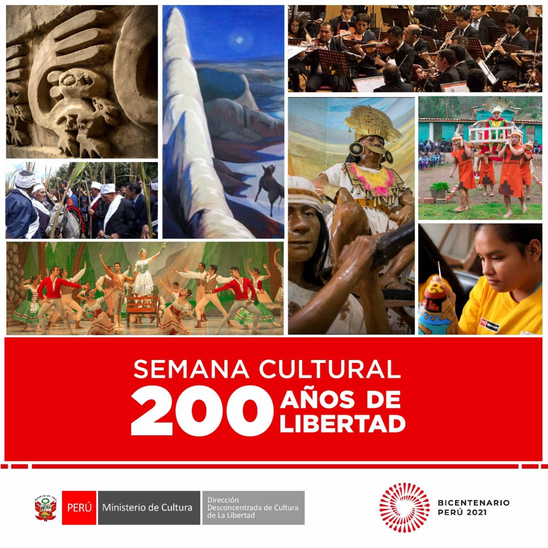 Región La Libertad inicia actividades culturales por el Bicentenario por la Independencia