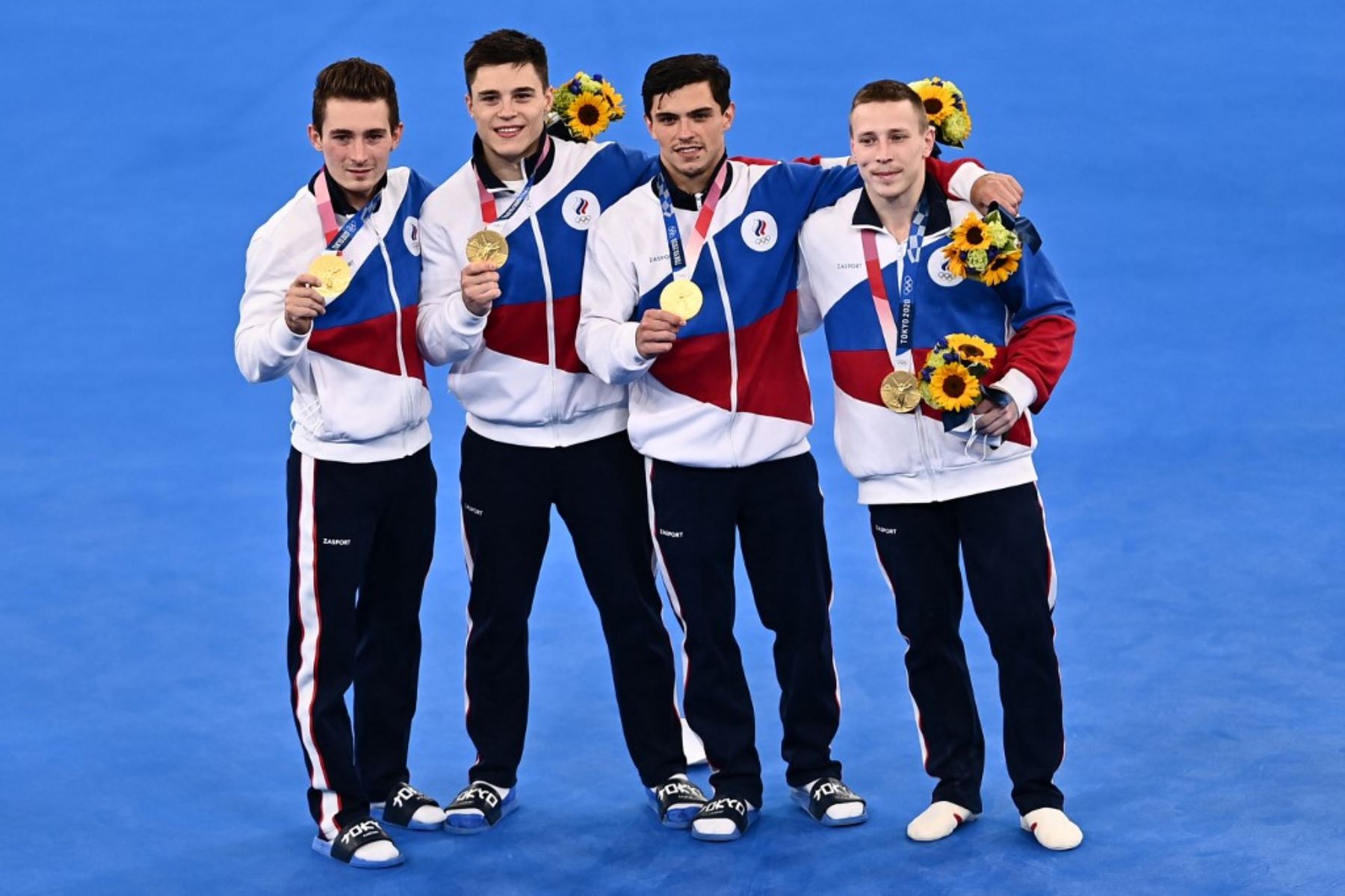 El equipos de hombres de gimnasia artística de Rusia ganó la medalla dorada