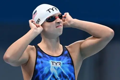 Ledecky impuso un récord en los 1500 metros libres en las semifinales