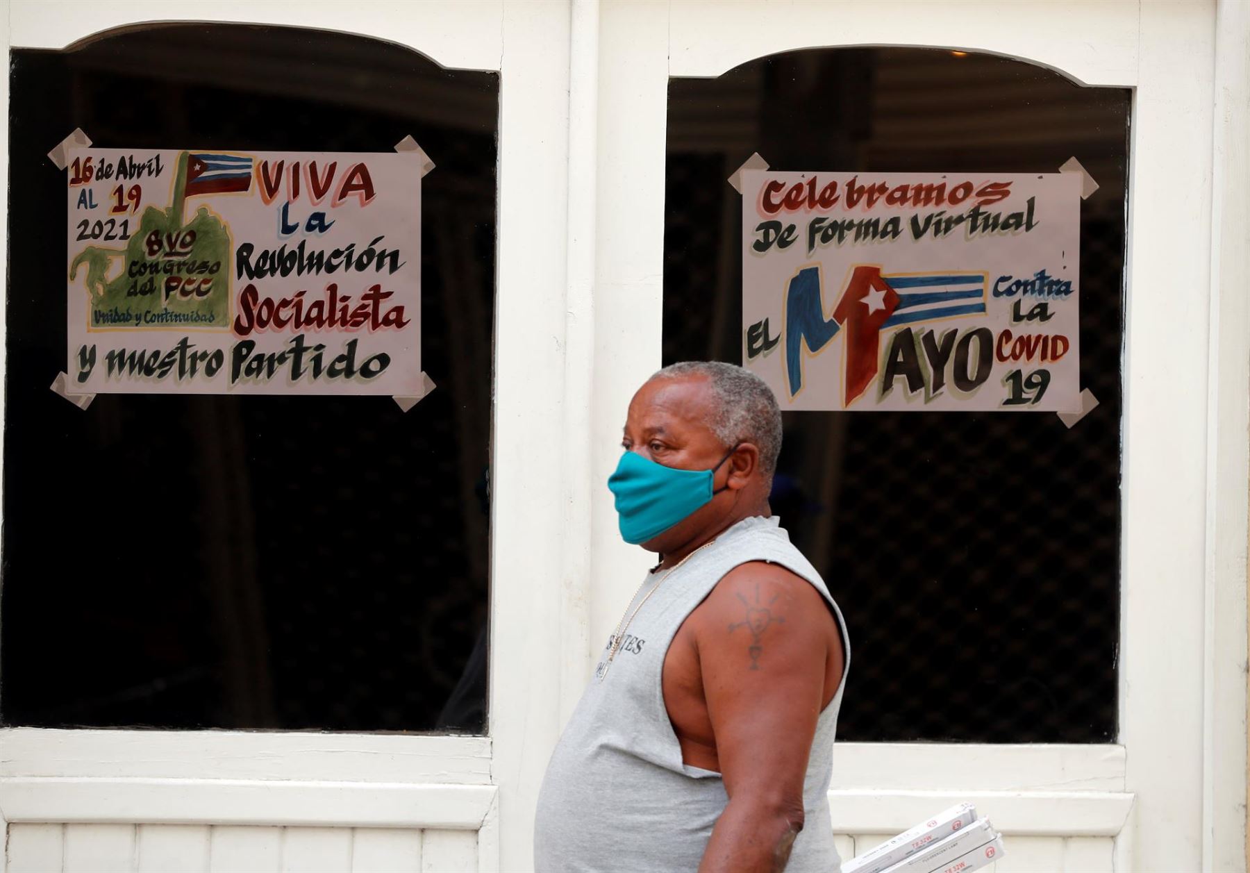 Cuba supera los 8 mil contagios de covid por segundo día consecutivo.