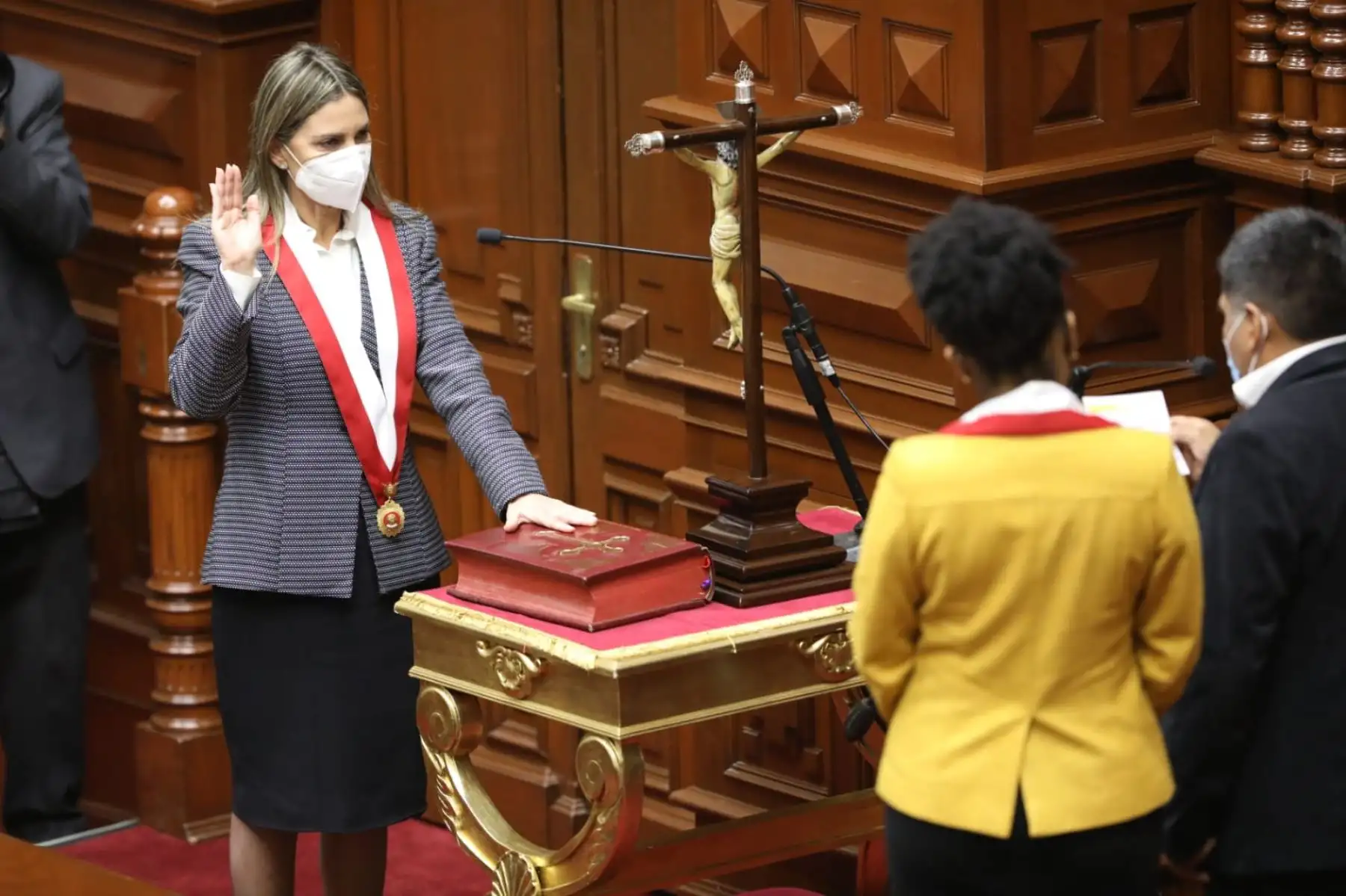 La congresista María del Carmen Alva Prieto, de la bancada Acción Popular (AP), presidirá el Congreso de la República. Foto: Congreso
