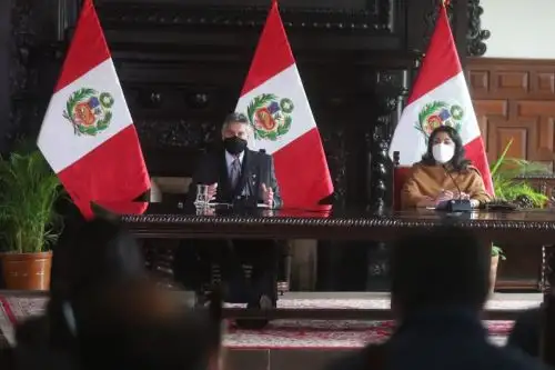Presidente de la República, Francisco Sagasti. Foto:ANDINA/Prensa Presidencia