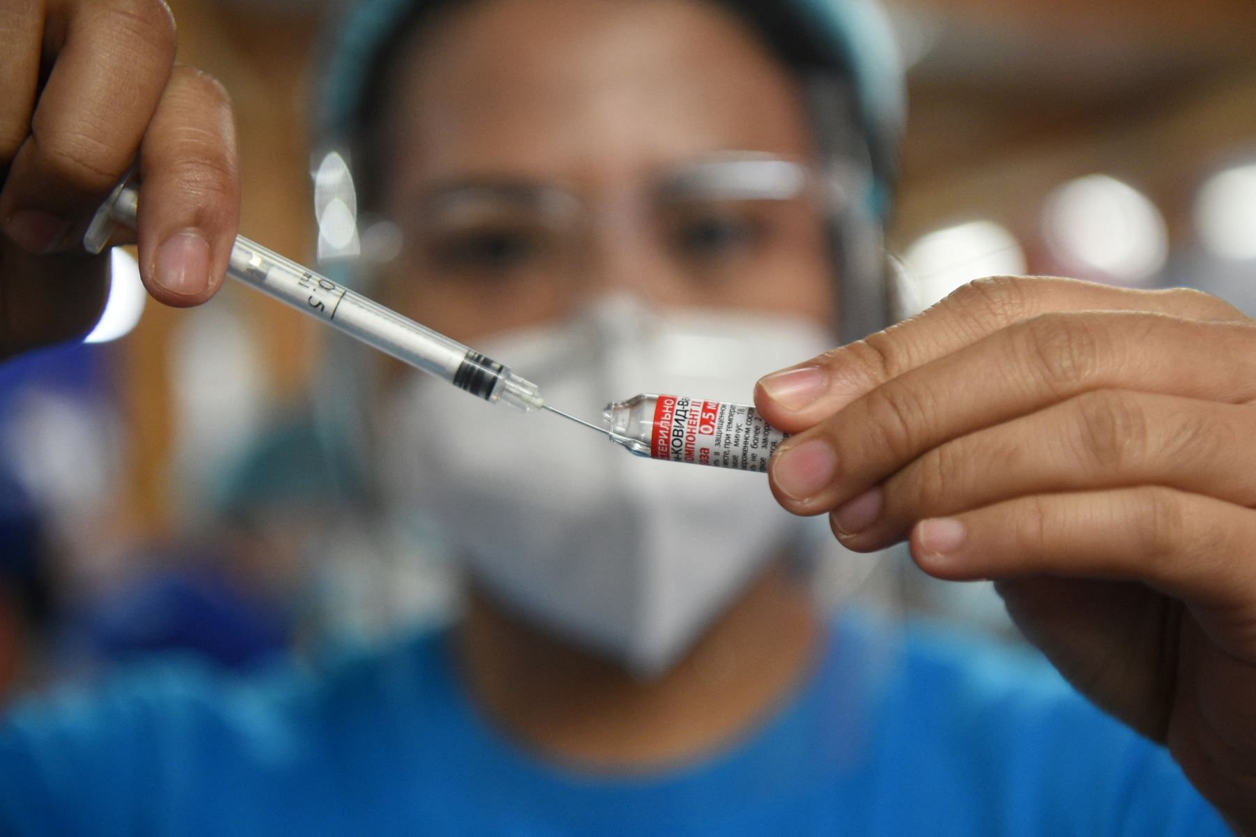 Rusia defiende su vacuna frente a las críticas extranjeras. Foto: AFP