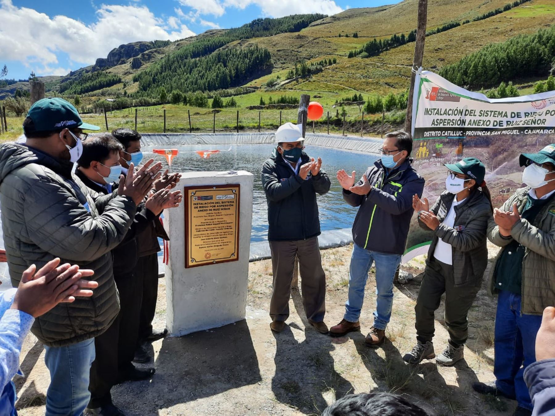 Cajamarca: irrigación en Catilluc demuestra buena relación entre minería y agricultura