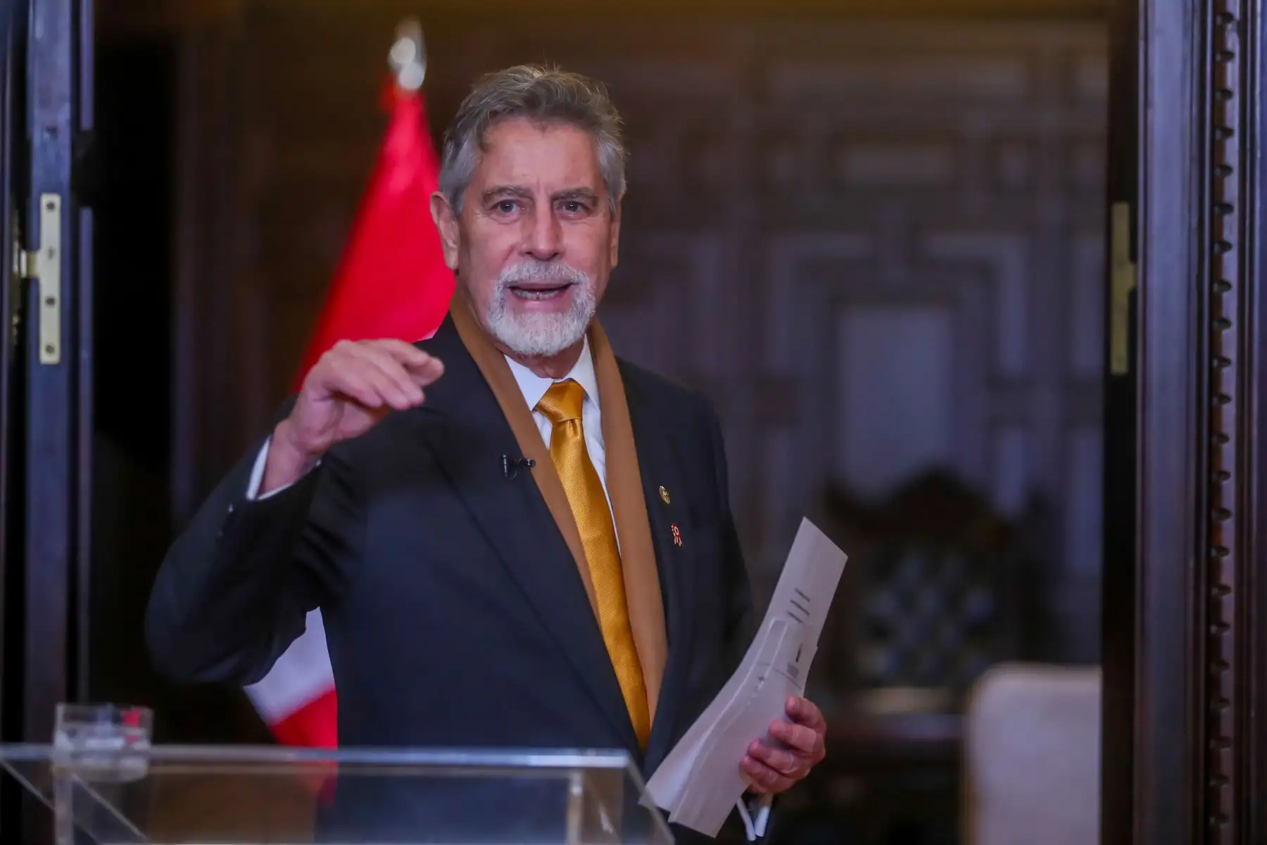 Francisco Sagasti, expresidente del gobierno de transición 2020 - 2021. ANDINA/Prensa Presidencia