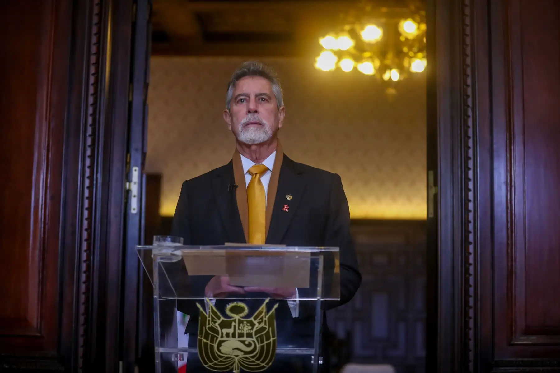 Último Mensaje a la Nación del presidente de la República, Francisco Sagasti.
Foto: ANDINA/Prensa Presidencia