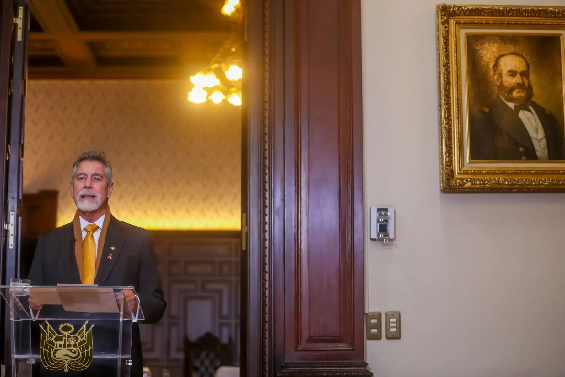 Último Mensaje a la Nación del presidente de la República, Francisco Sagasti.
Foto: ANDINA/Prensa Presidencia