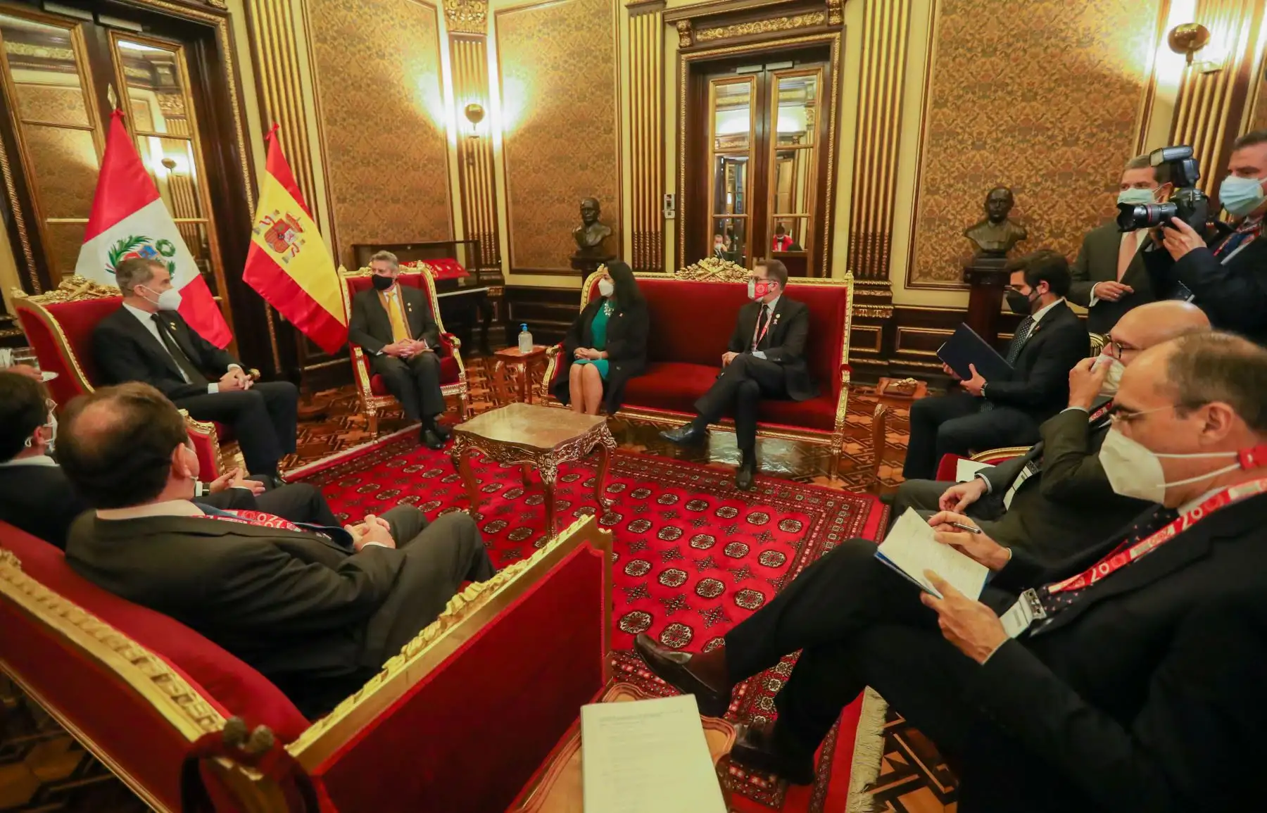El presidente del Perú , Francisco Sagasti , lidera la ceremonia Unidos por el Bicentenario: 200 años de Independencia.
Foto: ANDINA/Prensa Presidencia